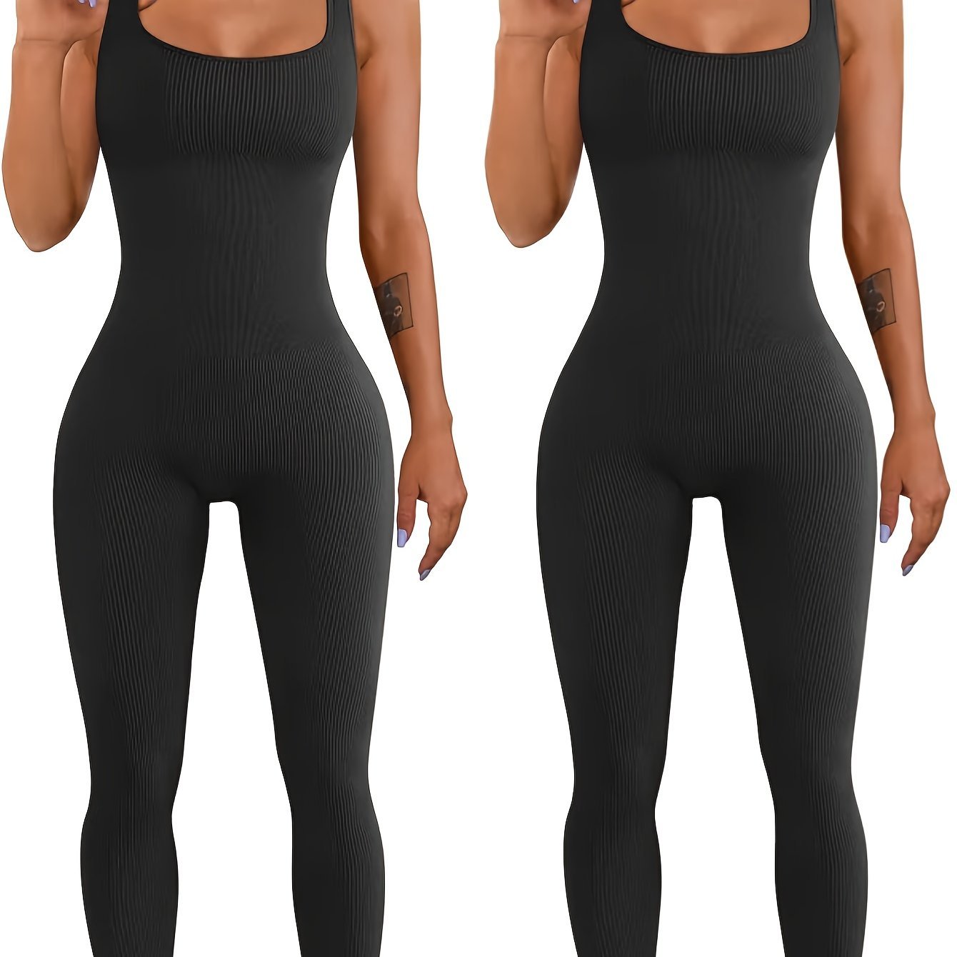 Women's Suspender Tank Top Tights - Image 8