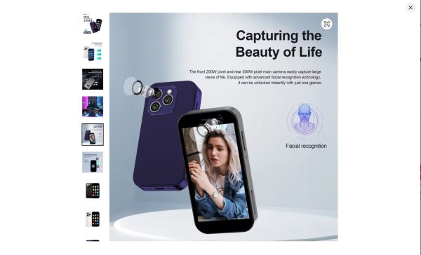 2024 New SERVO KING8000 Mini Smartphone Android 4G LTE Global GPS 3" Display 5MP Camera WIFI Small Mobile Phones 2000mAh Battery - Image 6