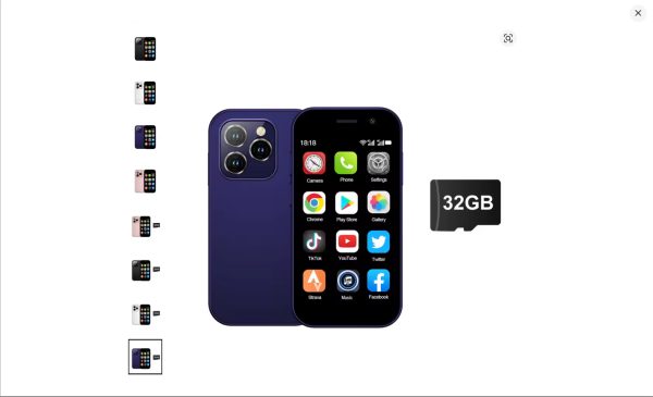 2024 New SERVO KING8000 Mini Smartphone Android 4G LTE Global GPS 3" Display 5MP Camera WIFI Small Mobile Phones 2000mAh Battery - Image 8