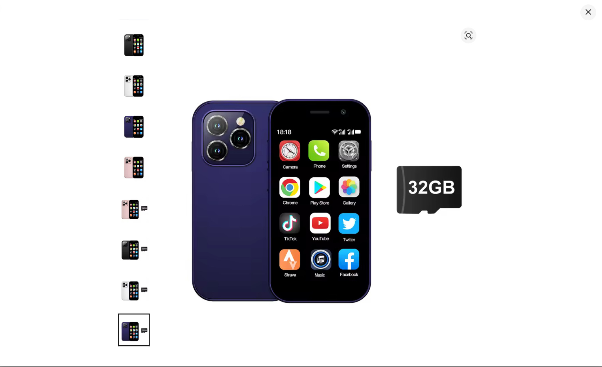 2024 New SERVO KING8000 Mini Smartphone Android 4G LTE Global GPS 3" Display 5MP Camera WIFI Small Mobile Phones 2000mAh Battery - Image 8
